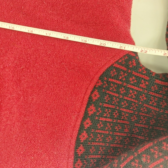 Icelandic Design Wool Sweater Blazer Size Medium Embroidered - Picture 6 of 8